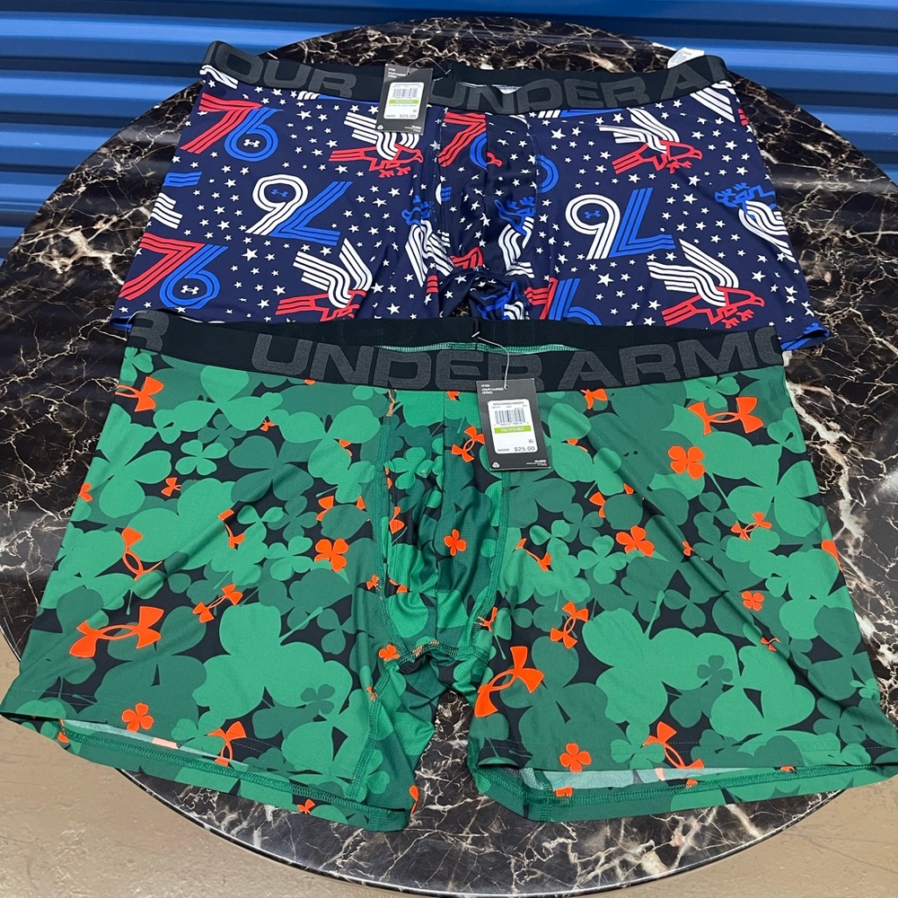 Under Armour UA Tech 6” Boxerjock 2Pack Bundle Sz 5XL